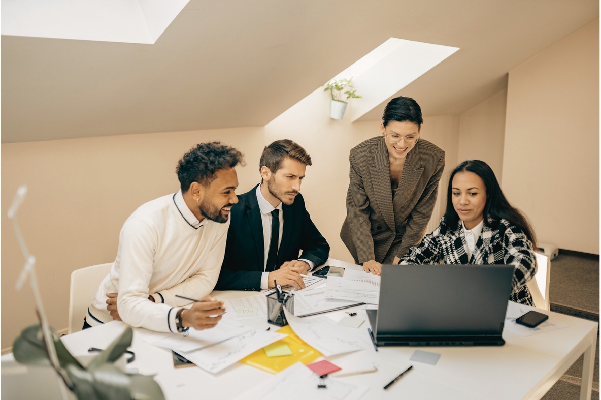 Professionals working together