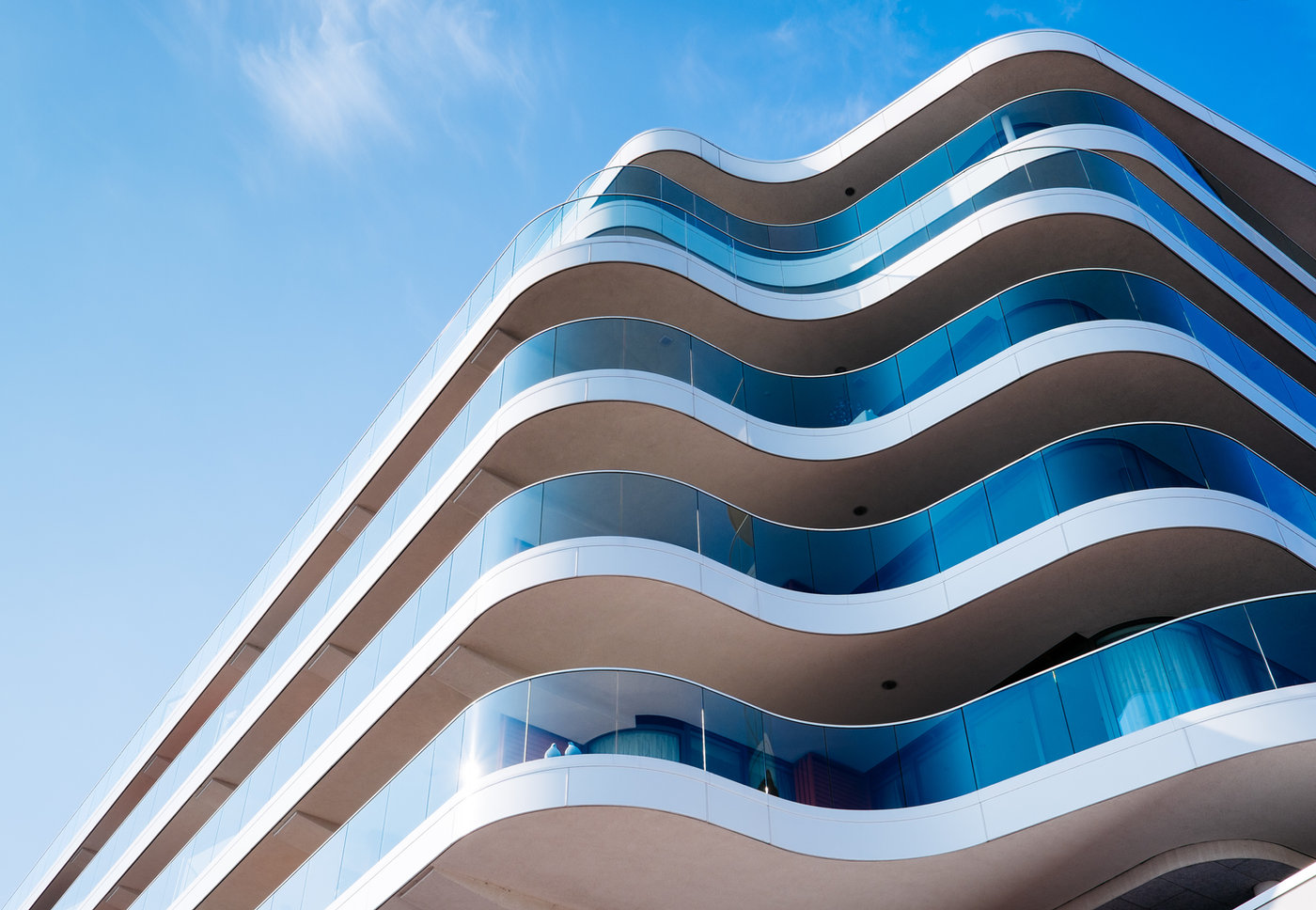 Modern Wavy Building